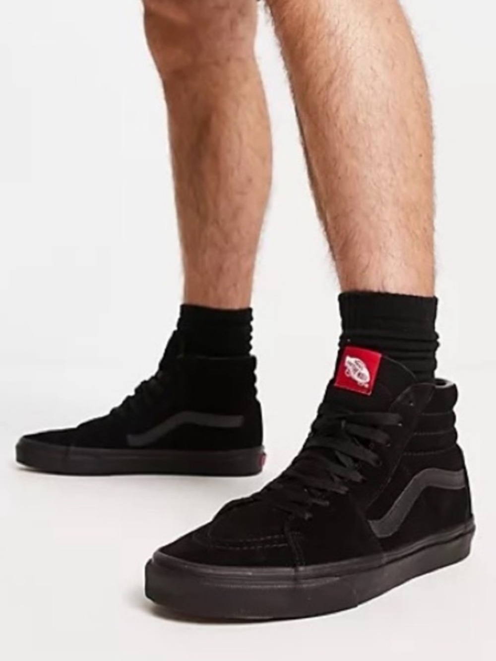Vans Mens Sk8 Hi Triple Black